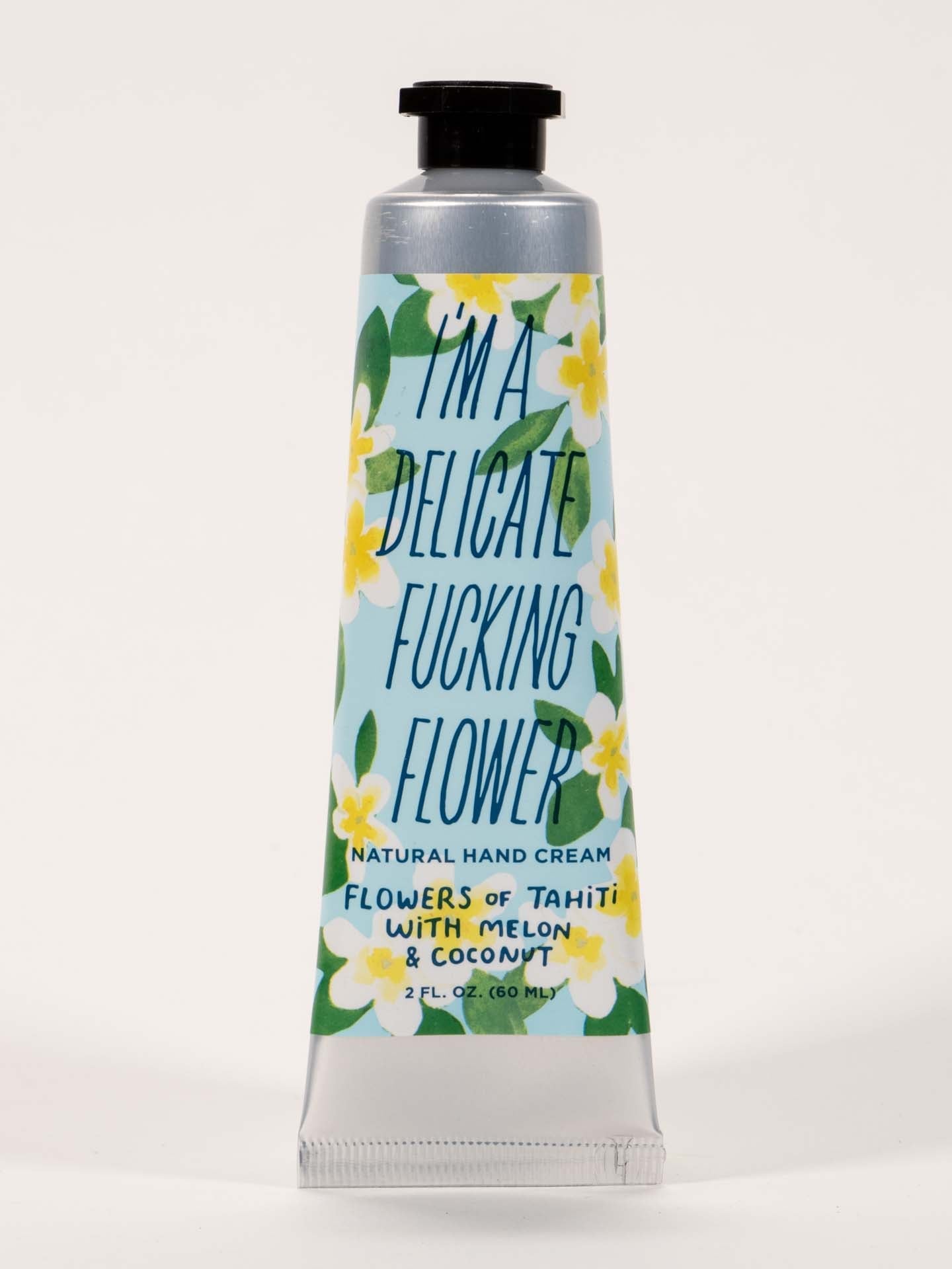 Blue Q Hand Cream – “Fucking Flower – Tahiti Hand Cream” (3 oz)