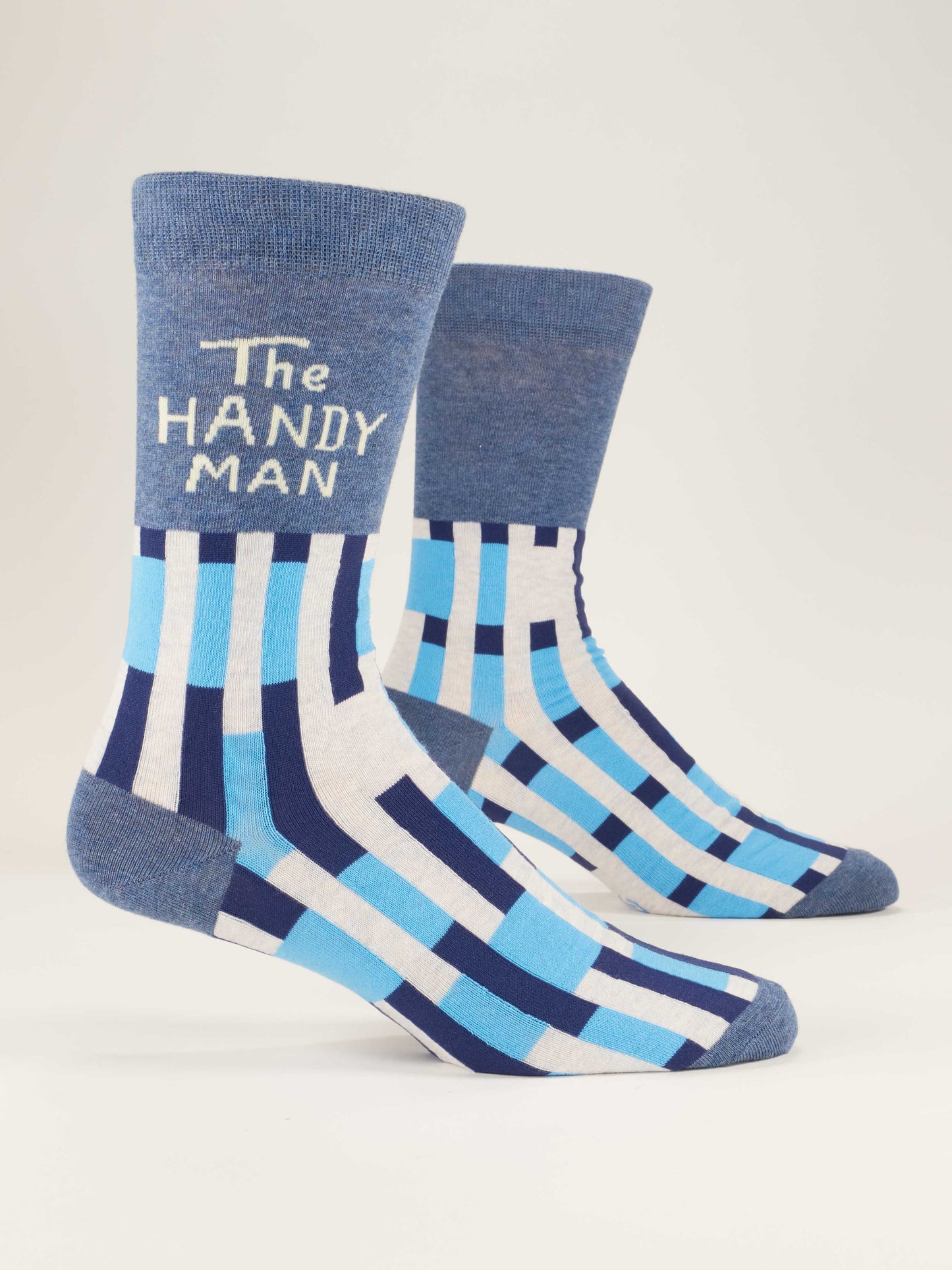 Blue Q Men’s Crew – “The Handyman Men's Socks”