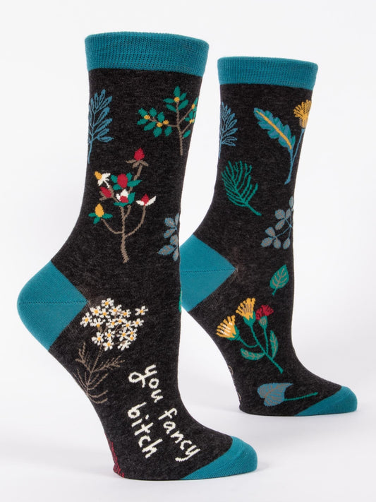 Blue Q Men’s Crew – “Big Brewski Boy Men's Socks”