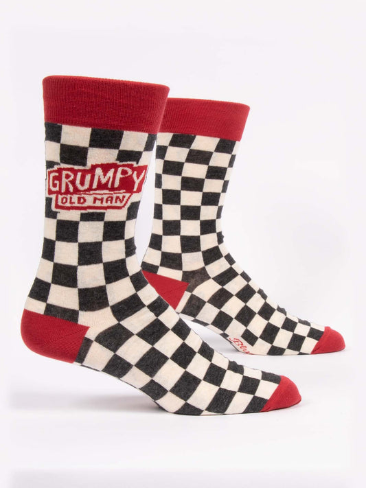Blue Q Men’s Crew – “Grumpy Old Man Men's Socks”
