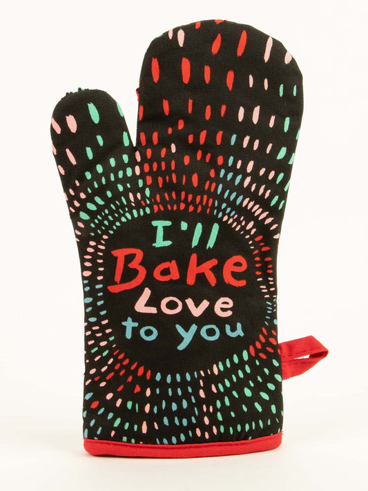 Blue Q Oven Mitt – “Bake Love To You Oven Mitt”