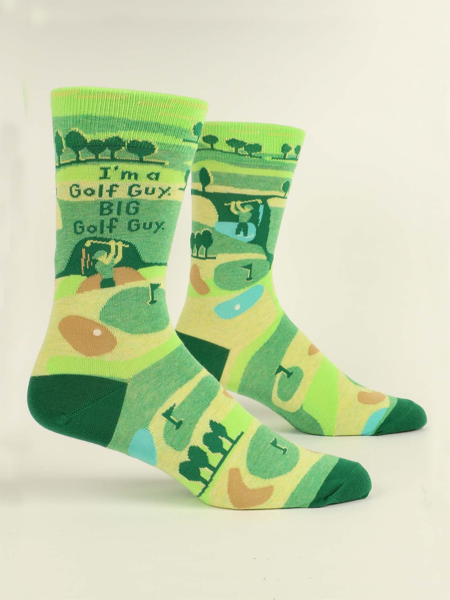 Sunday Mens Socks Golf Theme