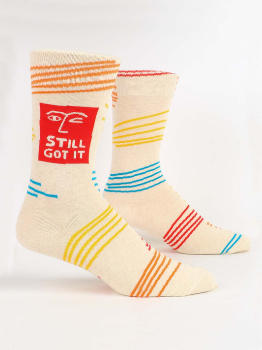 Blue Q Men’s Crew – “Still Got It Men's Socks”