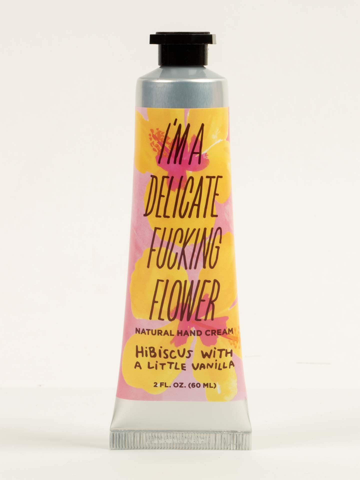 Blue Q Hand Cream – “Fucking Flower – Hibiscus Hand Cream” (3 oz)
