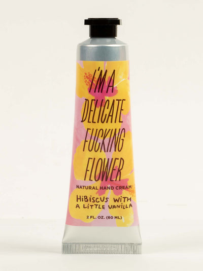 Blue Q Hand Cream – “Fucking Flower – Hibiscus Hand Cream” (3 oz)