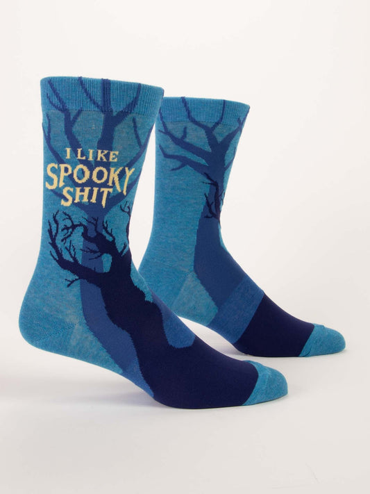 Blue Q Women’s Crew – “I Like Spooky Shit Crew Socks”