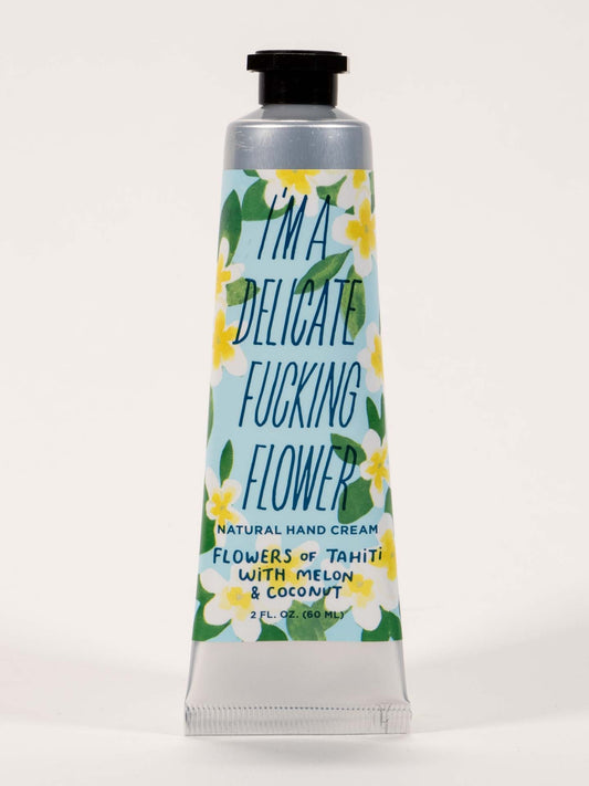 Blue Q Hand Cream – “Fucking Flower – Tahiti Hand Cream” (3 oz)