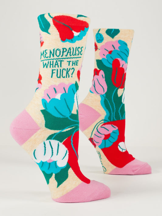 Blue Q Women’s Crew – “Menopause Crew Socks”